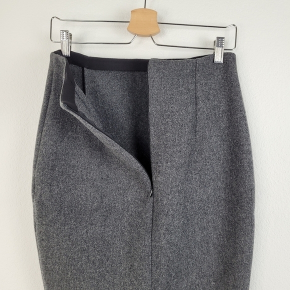 Tish Cox classic gray wool midi skirt - Picture 5 of 7